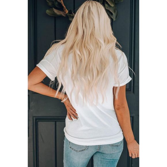 Azura Exchange  White American Honey Graphic Tee - Picture 3 of 8